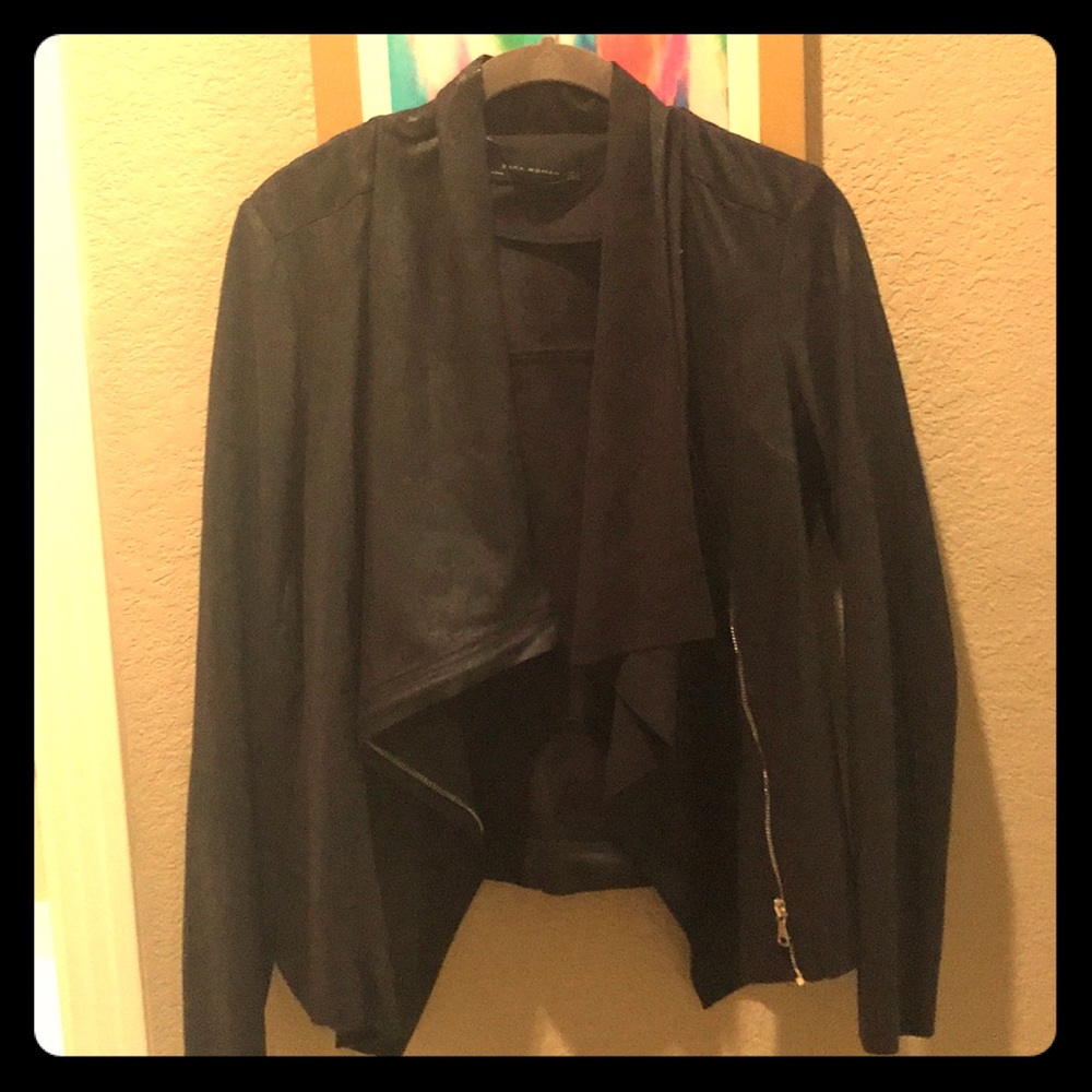Zara stretchy black jacket